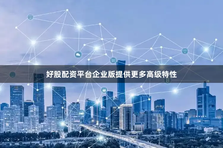 好股配资平台企业版提供更多高级特性